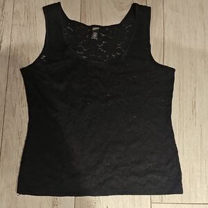 Banana Republic Black Lace Tank Top M